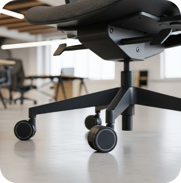 Que sont les roulettes de bureau ? Choisir les bonnes roulettes pour son mobilier de bureau.